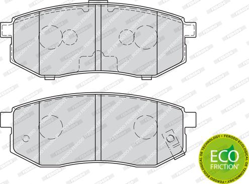 Ferodo FDB1970 - Brake Pad Set, disc brake autospares.lv