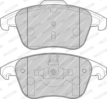 Ferodo FDB1972-D - Brake Pad Set, disc brake autospares.lv