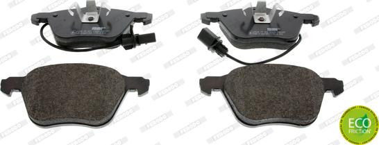 Ferodo FDB1497 - Brake Pad Set, disc brake autospares.lv