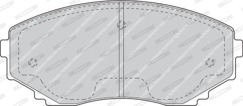 Ferodo FDB1445 - Brake Pad Set, disc brake autospares.lv