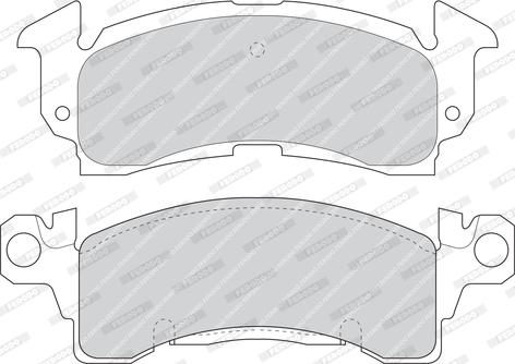 Ferodo FDB144 - Brake Pad Set, disc brake autospares.lv