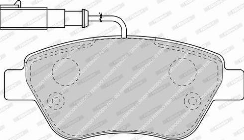 Ferodo FDB1466-D - Brake Pad Set, disc brake autospares.lv