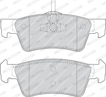 Ferodo FDB1460 - Brake Pad Set, disc brake autospares.lv