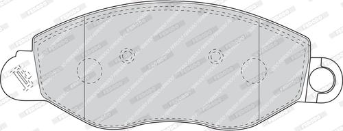 Ferodo FDB1461 - Brake Pad Set, disc brake autospares.lv