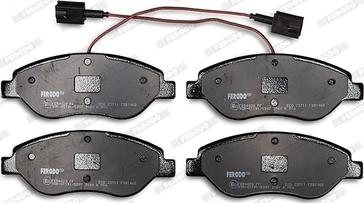 Ferodo FDB1468 - Brake Pad Set, disc brake autospares.lv