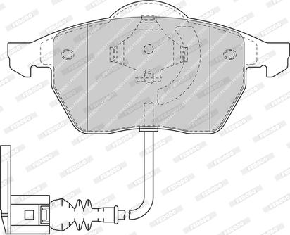 Ferodo FDB1463-D - Brake Pad Set, disc brake autospares.lv