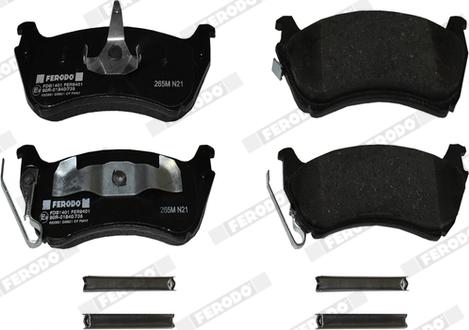 Ferodo FDB1401 - Brake Pad Set, disc brake autospares.lv