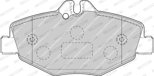 Ferodo FDB1414-D - Brake Pad Set, disc brake autospares.lv