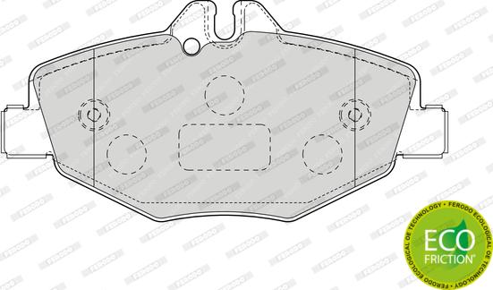 Ferodo FDB1414 - Brake Pad Set, disc brake autospares.lv