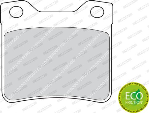 Ferodo FDB1415 - Brake Pad Set, disc brake autospares.lv