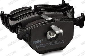 Ferodo FDB1483 - Brake Pad Set, disc brake autospares.lv