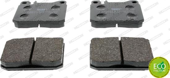 Ferodo FDB143 - Brake Pad Set, disc brake autospares.lv