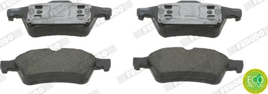 Ferodo FDB1540 - Brake Pad Set, disc brake autospares.lv