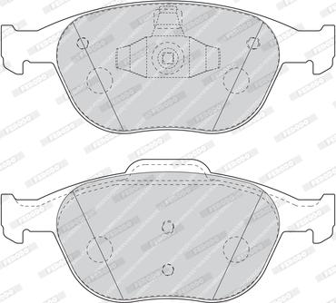 Ferodo FDB1568 - Brake Pad Set, disc brake autospares.lv