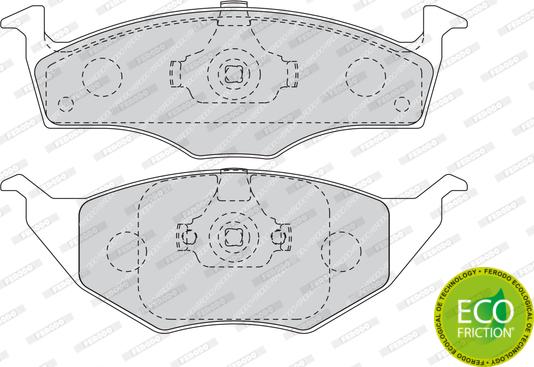 Ferodo FDB1517 - Brake Pad Set, disc brake autospares.lv