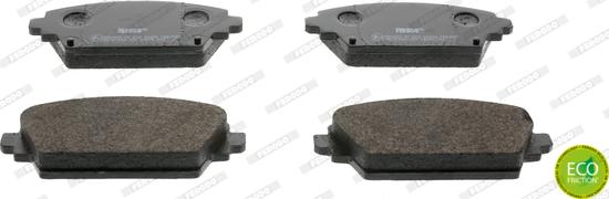 Ferodo FDB1580 - Brake Pad Set, disc brake autospares.lv