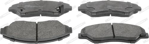 Ferodo FDB1536 - Brake Pad Set, disc brake autospares.lv