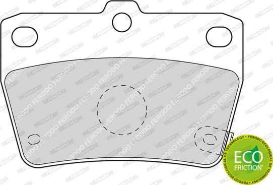 Ferodo FDB1531 - Brake Pad Set, disc brake autospares.lv