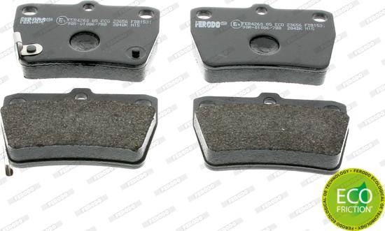 Ferodo FDB1531 - Brake Pad Set, disc brake autospares.lv