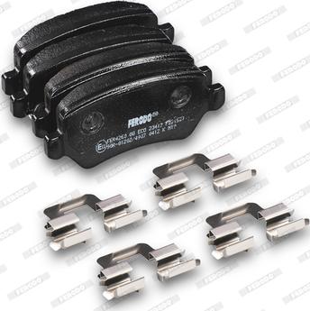 Ferodo FDB1521 - Brake Pad Set, disc brake autospares.lv