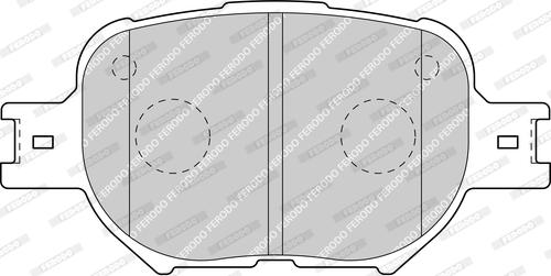 Ferodo FDB1528-D - Brake Pad Set, disc brake autospares.lv