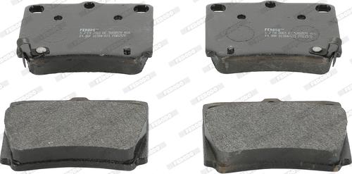 Ferodo FDB1570 - Brake Pad Set, disc brake autospares.lv