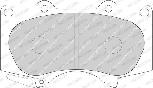 Ferodo FDB1698-D - Brake Pad Set, disc brake autospares.lv