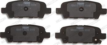 Ferodo FDB1693-D - Brake Pad Set, disc brake autospares.lv