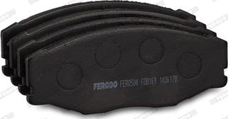 Ferodo FDB169-D - Brake Pad Set, disc brake autospares.lv