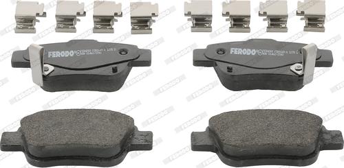 Ferodo FDB1649 - Brake Pad Set, disc brake autospares.lv