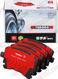 Ferodo FDB1655-S - Brake Pad Set, disc brake autospares.lv