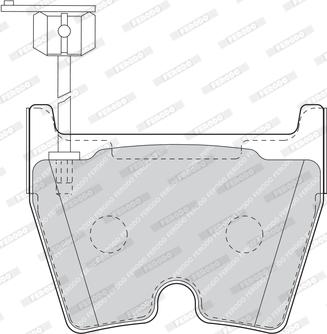 Ferodo FDB1664 - Brake Pad Set, disc brake autospares.lv