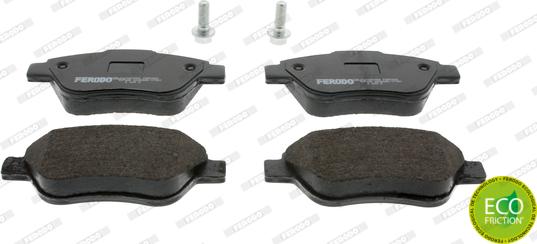 Ferodo FDB1666 - Brake Pad Set, disc brake autospares.lv