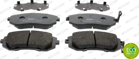 Ferodo FDB1639 - Brake Pad Set, disc brake autospares.lv