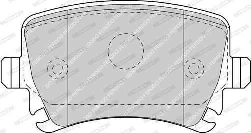 Ferodo FDB1636-D - Brake Pad Set, disc brake autospares.lv