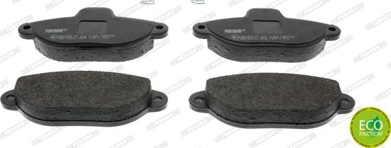 Ferodo FDB1630 - Brake Pad Set, disc brake autospares.lv