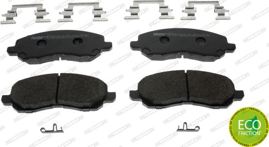 Ferodo FDB1621 - Brake Pad Set, disc brake autospares.lv