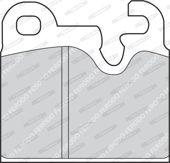 Ferodo FDB162 - Brake Pad Set, disc brake autospares.lv