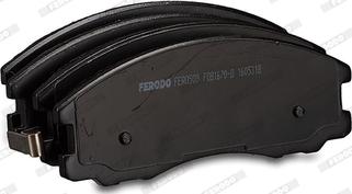 Ferodo FDB1670-D - Brake Pad Set, disc brake autospares.lv