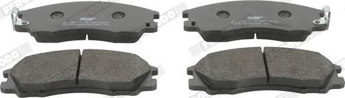 Ferodo FDB1670 - Brake Pad Set, disc brake autospares.lv