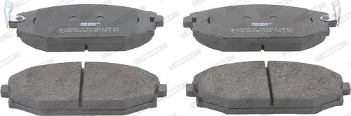 Ferodo FDB1671 - Brake Pad Set, disc brake autospares.lv