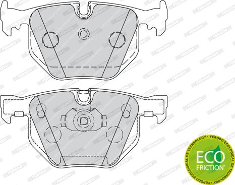 Ferodo FDB1673 - Brake Pad Set, disc brake autospares.lv