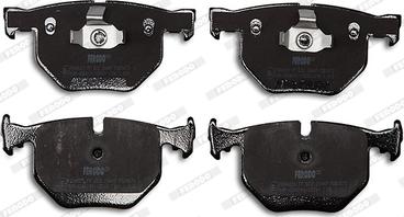 Ferodo FDB1673 - Brake Pad Set, disc brake autospares.lv