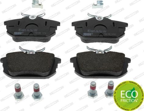 Ferodo FDB1095 - Brake Pad Set, disc brake autospares.lv