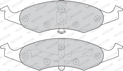 Ferodo FDB1097 - Brake Pad Set, disc brake autospares.lv