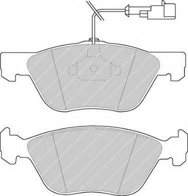 Ferodo FDB1052B - Brake Pad Set, disc brake autospares.lv