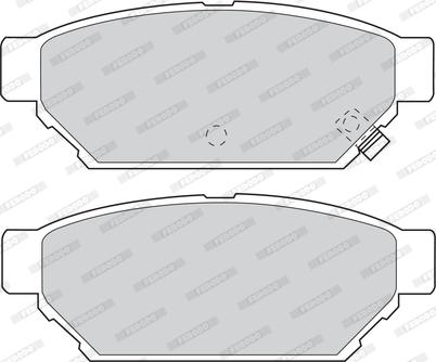 Ferodo FDB1013 - Brake Pad Set, disc brake autospares.lv