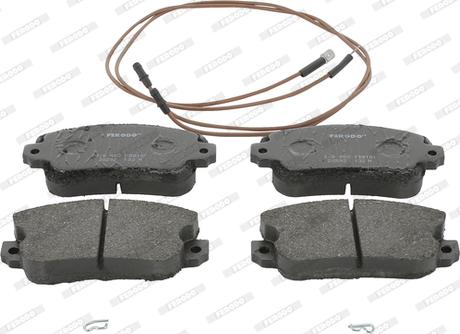 Ferodo FDB101 - Brake Pad Set, disc brake autospares.lv