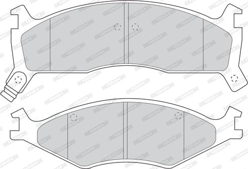 Ferodo FDB1034 - Brake Pad Set, disc brake autospares.lv