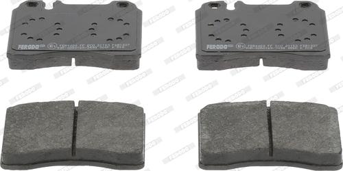 Ferodo FDB1037 - Brake Pad Set, disc brake autospares.lv